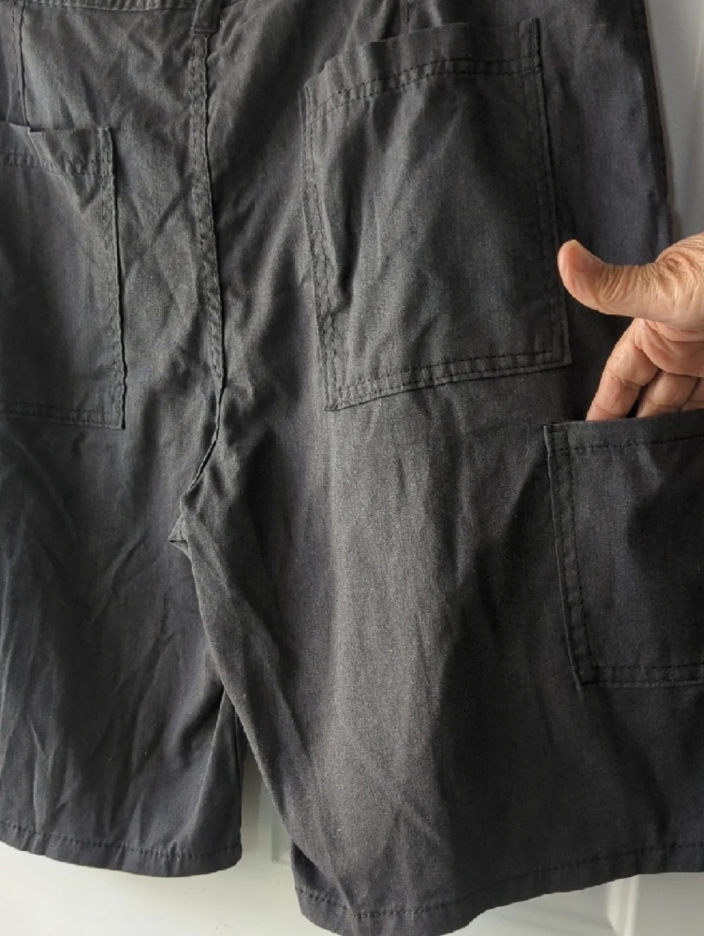 OP Men's Black Flat Front Shorts